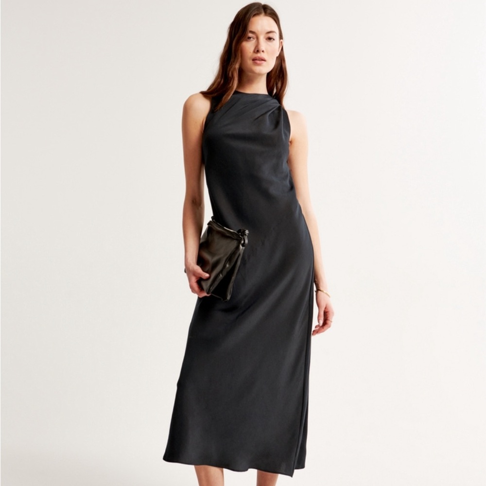 Abercrombie High Neck Column Maxi
